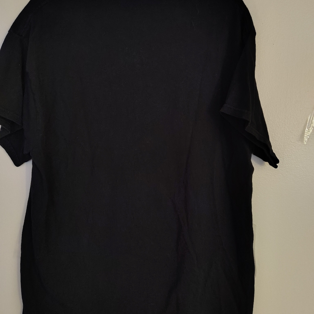 NWOT TUPAC Black Graphic T-Shirt with Purple Accents Size Large - Picture 3 of 4